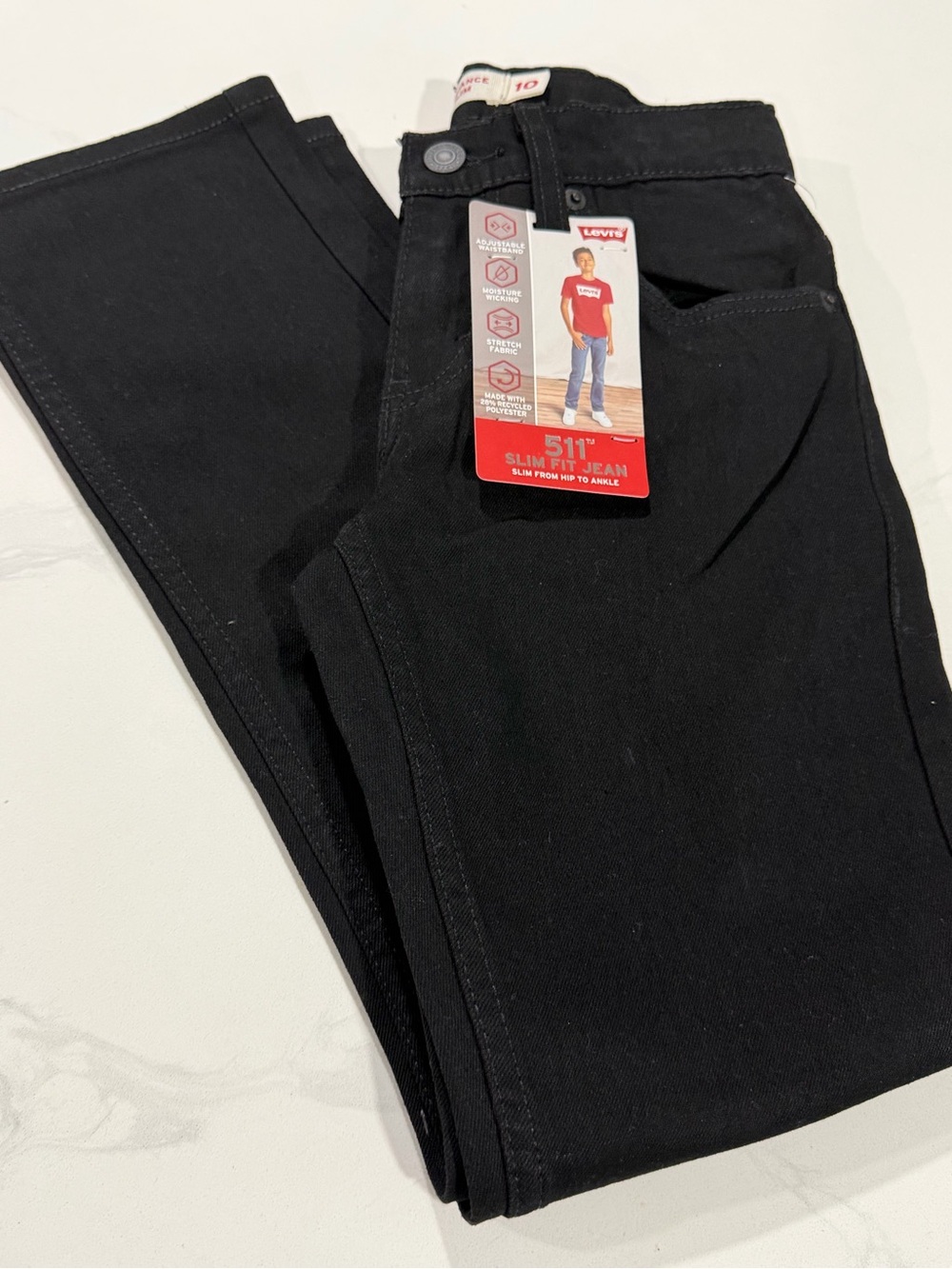 Levi's Slim Boy’s Jeans in Black - 511 Style